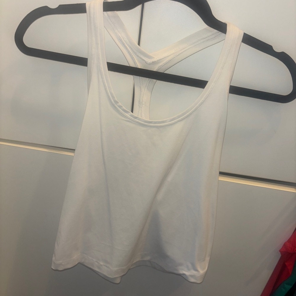 Lulu White Sleeveless Women's Top